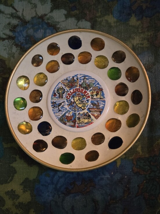 Other - California Souvenir Decorative Wall Plate with Multicolor Accents